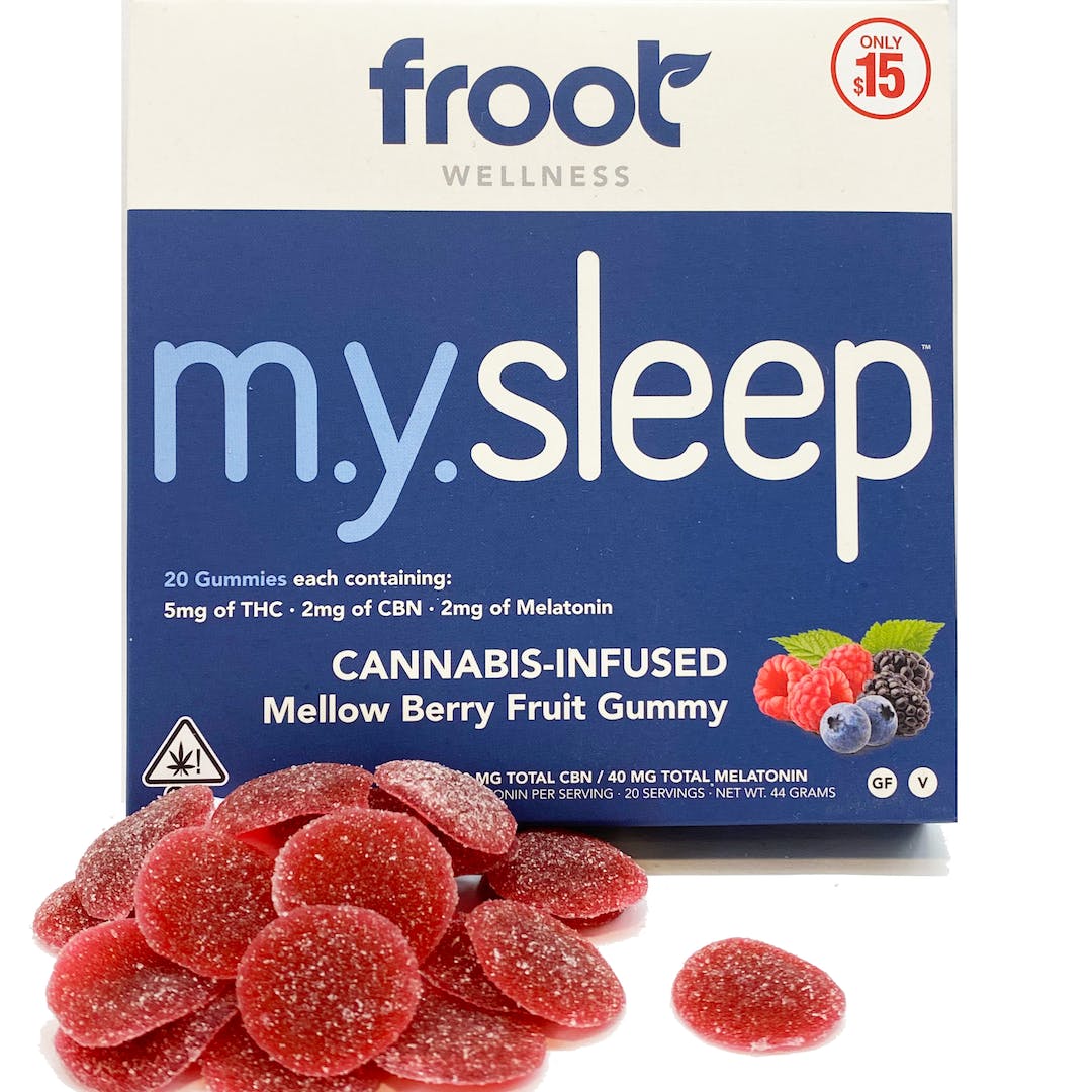 M.Y. SLEEP Gummies - 100mg THC, 40mg CBN